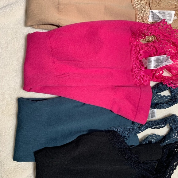 Tummy firm control, Tank  tops with lace seamless, - Picture 3 of 5